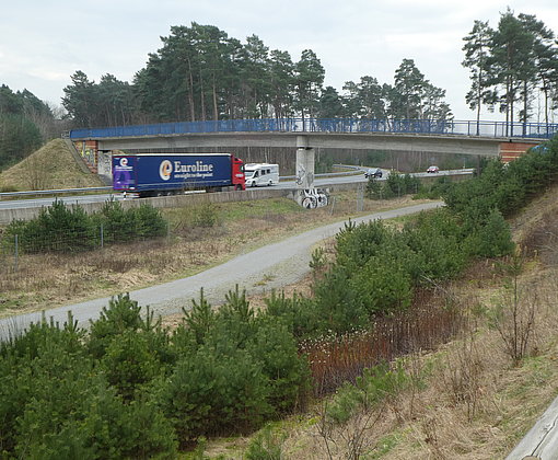 Neubau der Geh- und Radwegbrücke über die Ortsumgehung B3