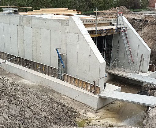 Ersatzneubau der Brücke über den Mühlenbach