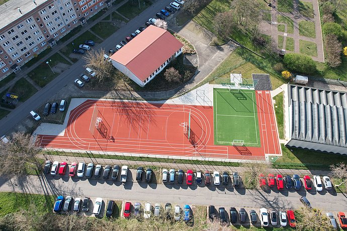 Sanierung der Schulsportanlage „Am Kleers"
