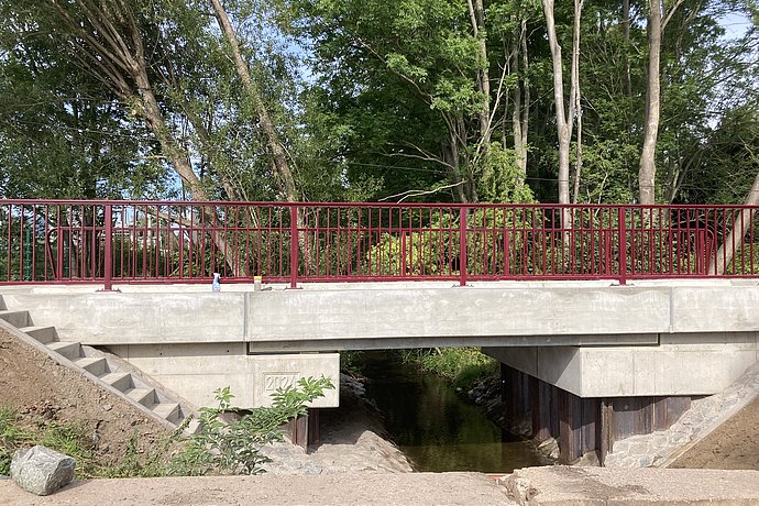 Ersatzneubau der Brücke an der Felsenmühle